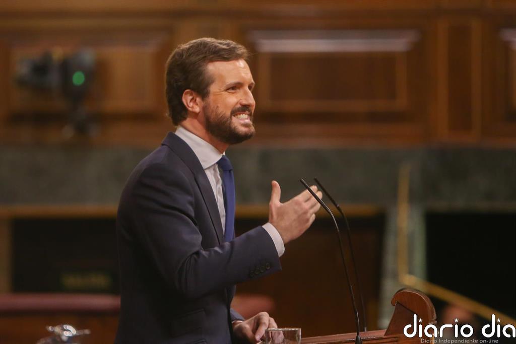 Casado justifica su "abstención crítica" en la alarma porque el PP no puede "avalar el atropello legal" de Sánchez