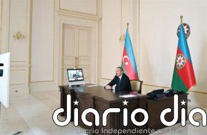 El presidente azerí asegura que el final de los combates en Nagorno Karabaj depende de Armenia