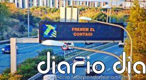 El tráfico en el área de Barcelona este sábado es un 70% inferior al del 31 de octubre de 2019