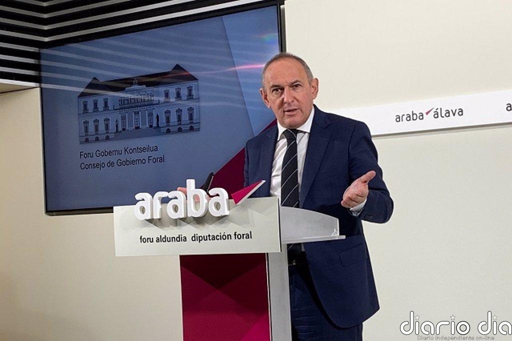 González asegura que los presupuestos de Álava "no van a ser inferiores", pese a tener "mucha menos" recaudación