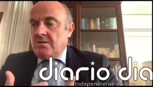 Guindos pide que el aumento del gasto público se centre en combatir la pandemia y salvar tejido empresarial