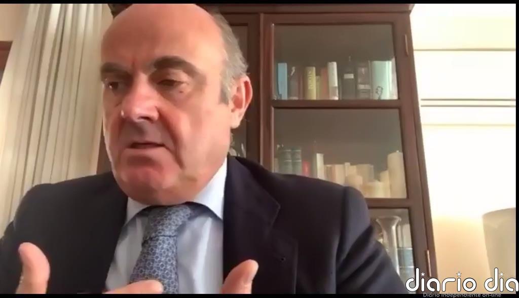 Guindos pide que el aumento del gasto público se centre en combatir la pandemia y salvar tejido empresarial
