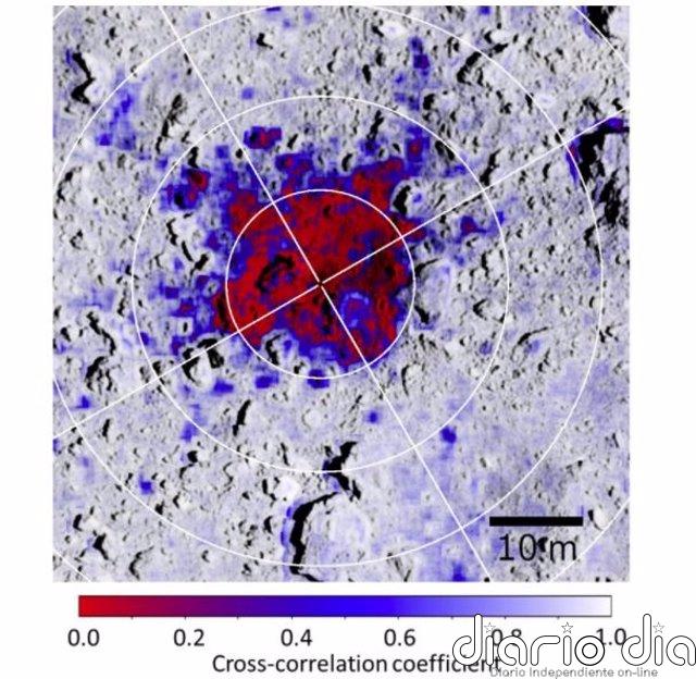 La bomba arrojada en Ryugu sacudió el entorno en 30 metros a la redonda