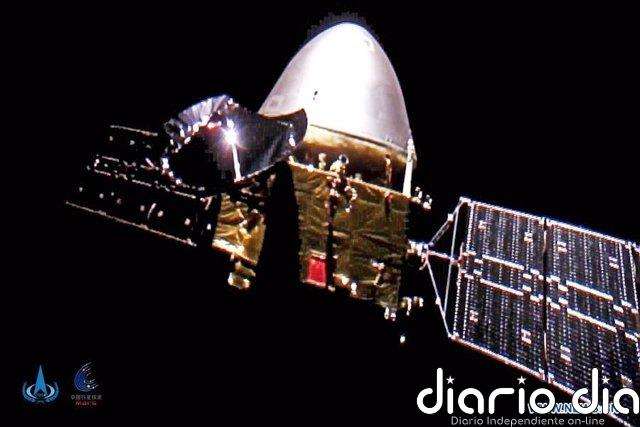 La misión china a Marte envía 'selfies' desde el espacio profundo
