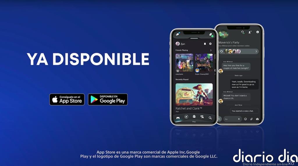 La nueva app de PlayStation cuenta con chat de voz, integración nativa de PlayStation Store y una interfaz rediseñada
