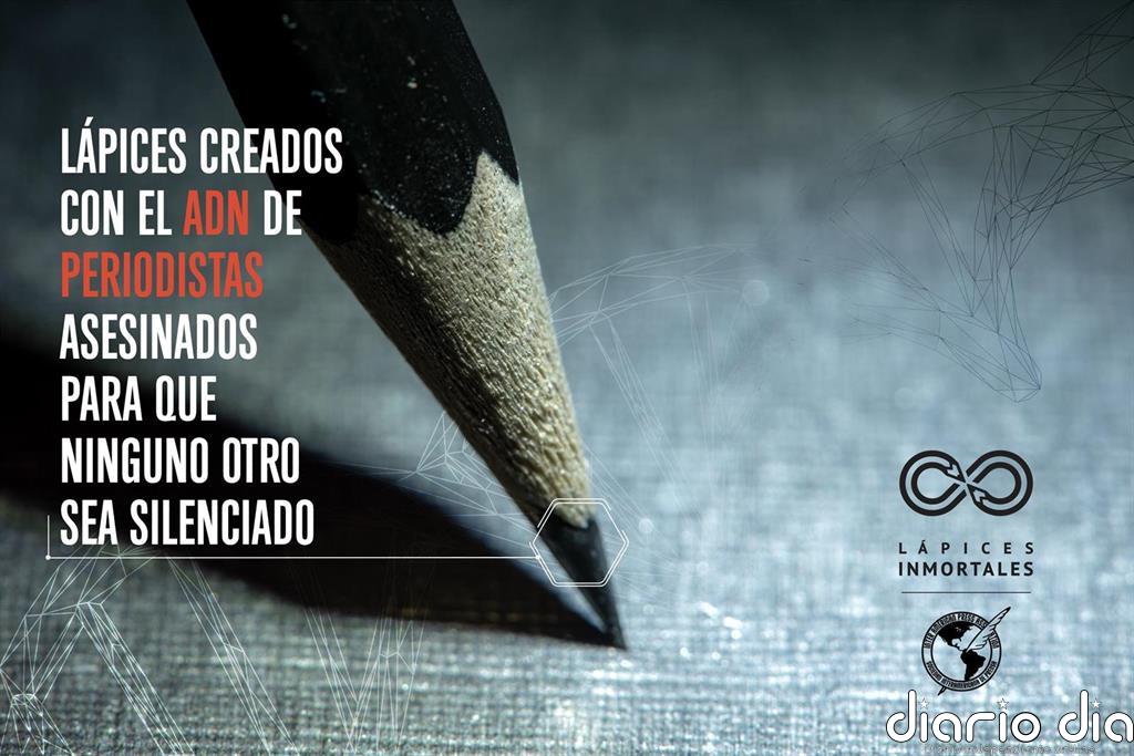 Lápices con el ADN de periodistas asesinados para luchar contra la impunidad
