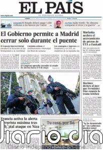 Las portadas de los periódicos del viernes 30 de octubre