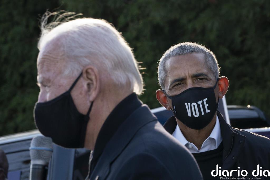 Obama toma protagonismo en los últimos actos de campaña para reforzar a Biden