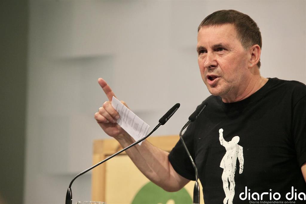 Otegi denuncia la estrategia "fracasada" de los Gobiernos Vasco y navarro "de convivencia con el virus"