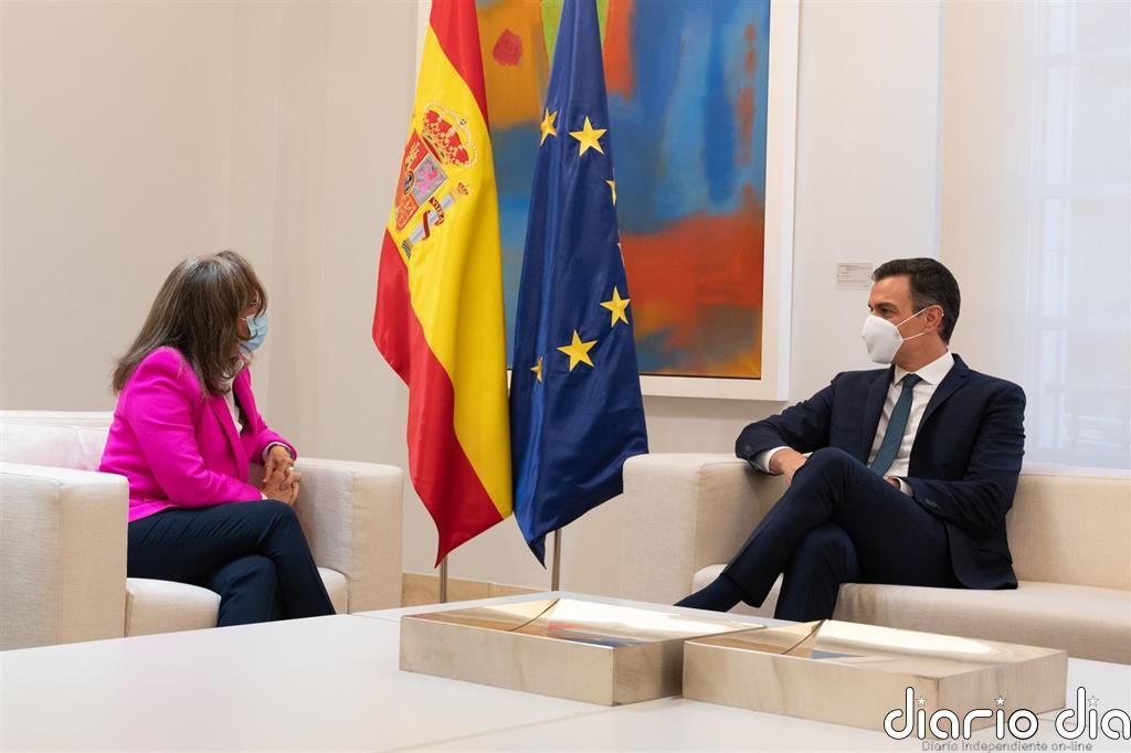 Pedro Sánchez y la secretaria general iberoamericana se reúnen para preparar la cumbre iberoamericana