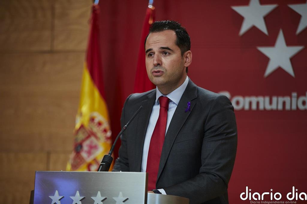 Aguado defiende que el Plan de Navidad de Madrid "busca flexibilizar restricciones pero no lanzar mensajes equivocados"