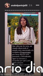 Anabel Pantoja, ahora sí, da la cara por su prima Isa