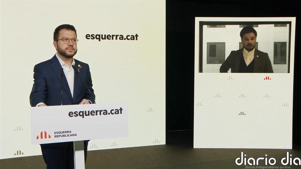 Aragonès defiende el pacto de los PGE "por responsabilidad" ante la pandemia
