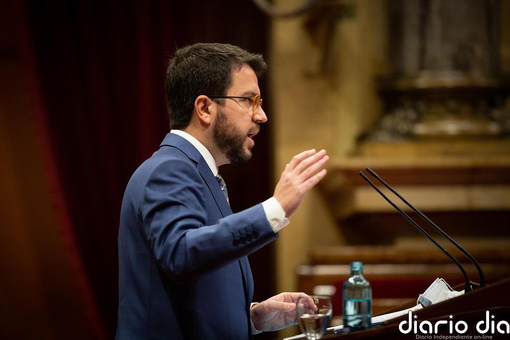 Aragonès lamenta seguir "sin respuesta" de Sánchez a la petición de moratoria de impuestos