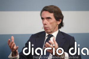 Aznar: El Gobierno de Sánchez y sus socios llevan a España a una “deriva populista y autoritaria muy peligrosa”