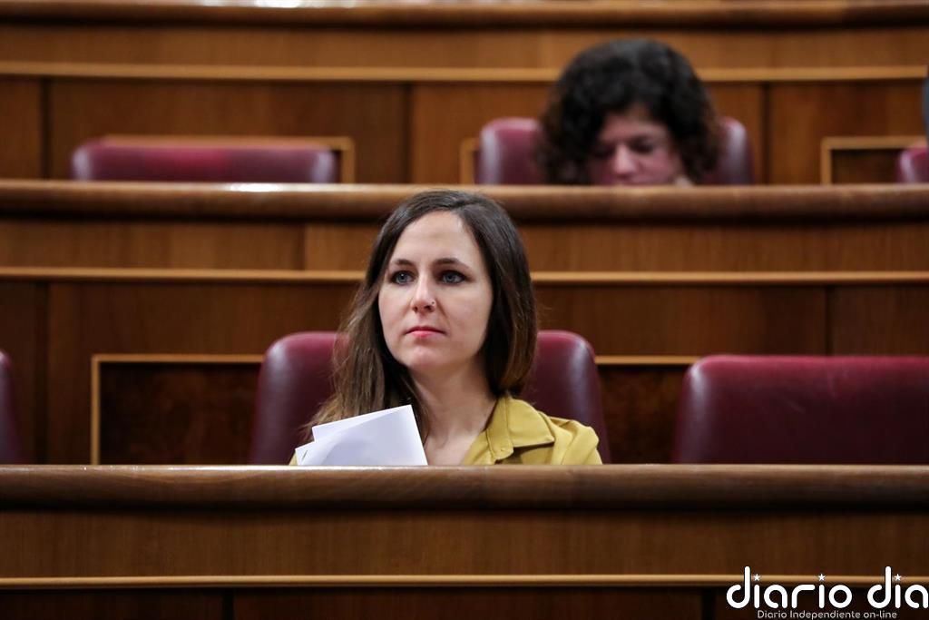 Belarra (Podemos) carga contra Robles, "ministra favorita de los poderes que quieren que gobierne el PP con Vox"