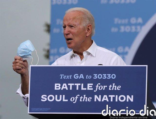 Biden se hace con Wisconsin y amplía su ventaja sobre Trump El candidato demócrata a la Casa Blanca, Joe Biden.