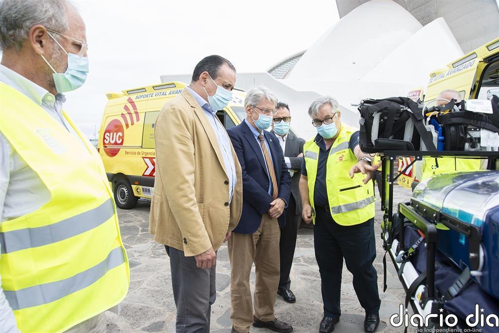 Canarias alcanzará las 378 ambulancias con un contrato de 185 millones hasta 2023