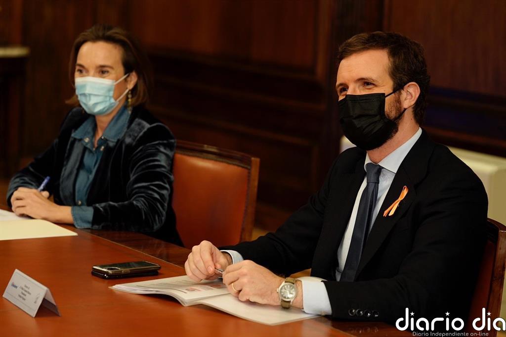 Casado anuncia una enmienda de totalidad del PP a los PGE porque ponen un "palo en la rueda de la recuperación"