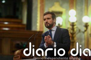 Casado carga contra Montero por hablar de unos PGE de "país" llevando "el sello de Bildu" y exige cuentas a Sánchez