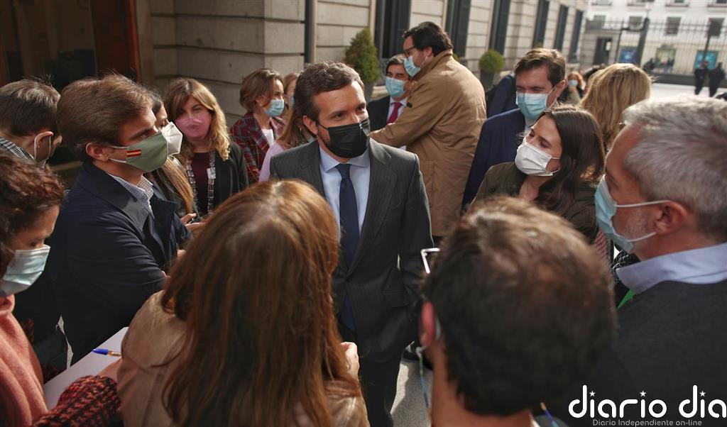 Casado dice que el FMI da "la razón" al PP al pedir a Sánchez que no suba impuestos y mantenga la reforma laboral