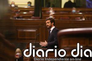 Casado dice que los PGE traerán una crisis "sin paliativos" con "déficit, deuda, despilfarro y desempleo"