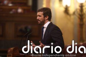 Casado exige a Sánchez que explique el "sello de Bildu" a su Presupuestos