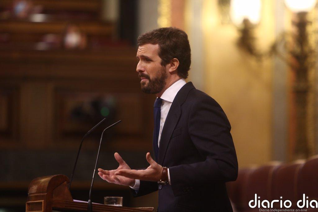 Casado exige a Sánchez que explique el "sello de Bildu" a su Presupuestos