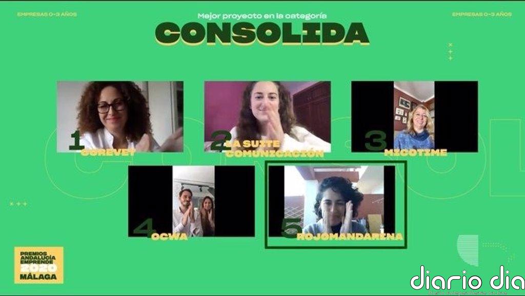 Check-In Scan y ROJOMandarina mejores iniciativas emprendedoras de Málaga