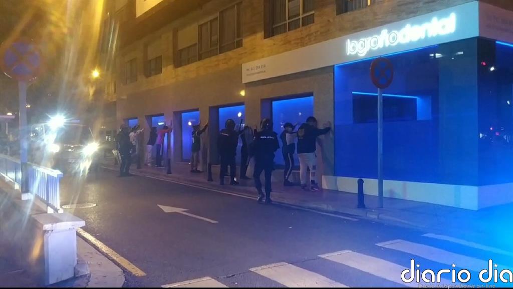 Cinco detenidos, entre 16 y 23 años, por los desórdenes públicos ocurridos ayer en Logroño