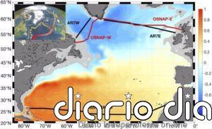 Circulación oceánica sigue estable en el cambiante Atlántico Norte
