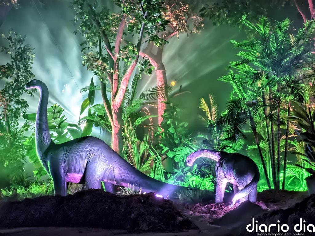 100 dinosaurios habitan en Madrid esta Navidad