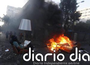 Al menos 18 detenidos durante una nueva jornada de protestas y disturbios en Santiago de Chile