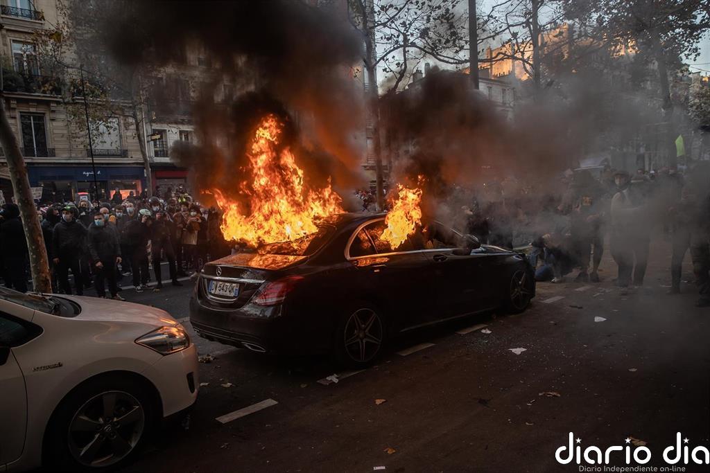 Al menos 22 detenidos en París durante las nuevas manifestaciones contra la Ley de Seguridad