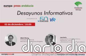 Albert Rivera y Juan Marín participan este miércoles en Málaga en los desayunos informativos de Europa Press Andalucía