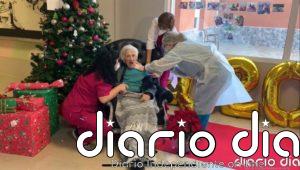 Ana Mira, una residente de 101 años, la usuaria de mayor edad vacunada de Covid en la Comunitat hasta el momento