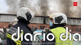 Arde sin heridos una nave de 500 metros cuadrados en San Martín de la Vega