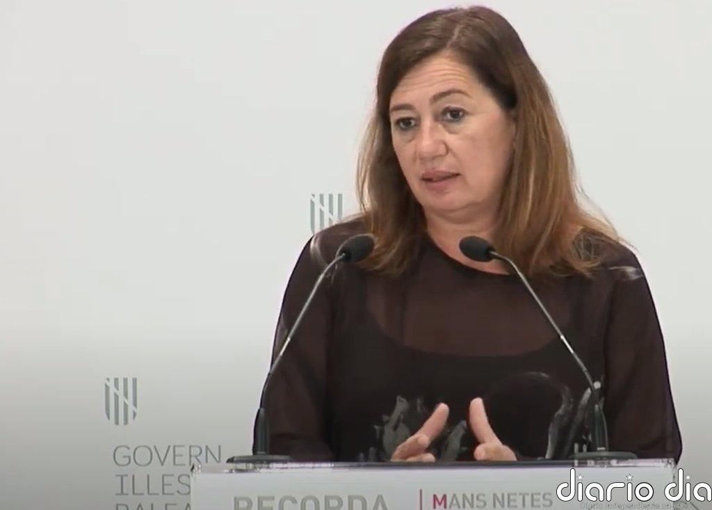 Armengol asistirá este domingo al acto institucional de la Diada de Mallorca