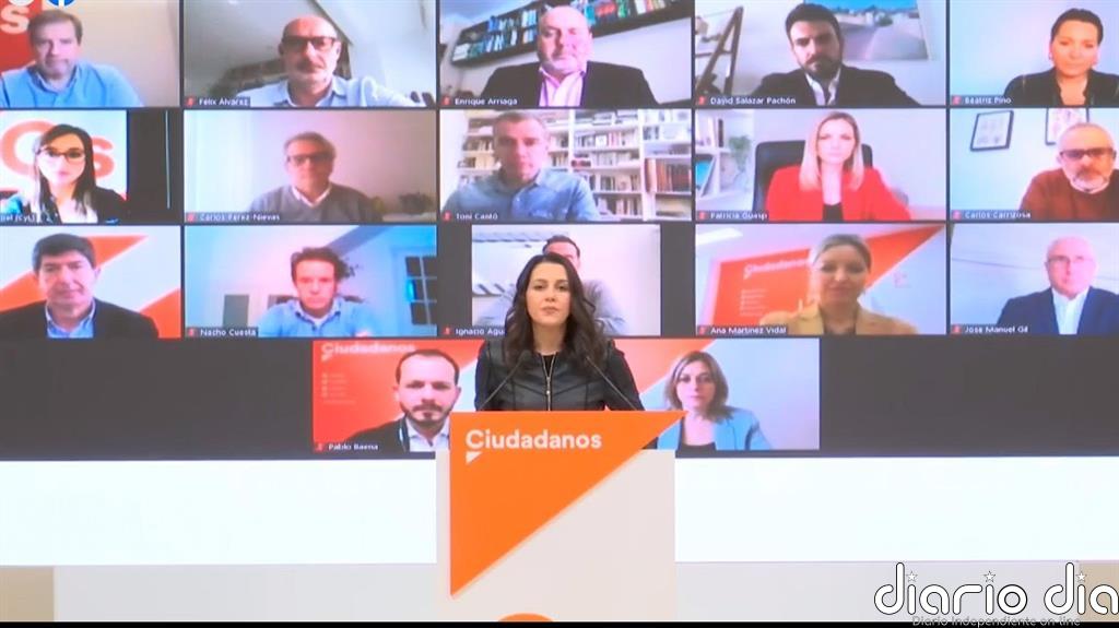 Arrimadas descarta una lista conjunta con el PP en Andalucía y destaca el papel de Cs en la derrota del PSOE