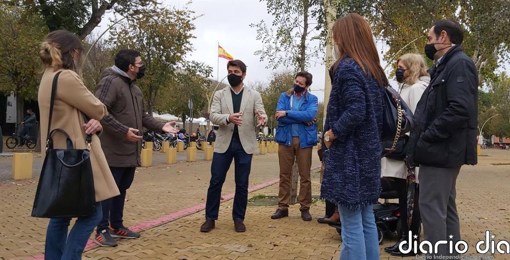 Beltrán Pérez avisa del "recrudecimiento" de la convivencia en la Alameda de Sevilla y "la degradación del entorno"