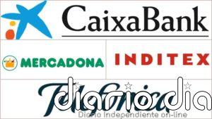 CaixaBank, Telefónica, El Corte Inglés, Inditex y Mercadona, entre las empresas mejor valoradas por las pymes