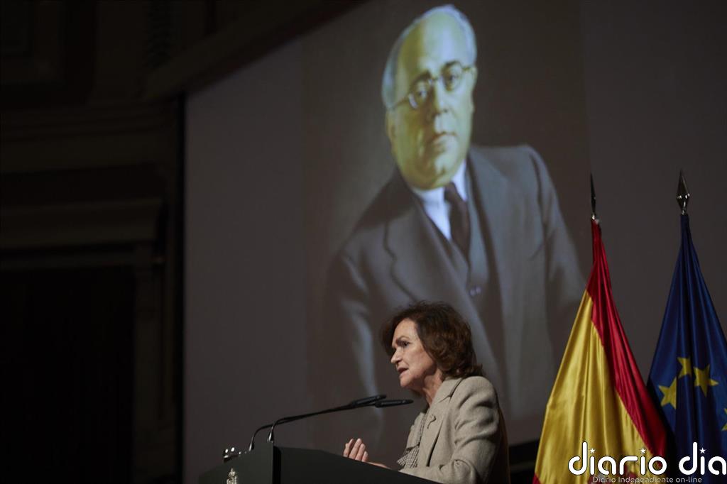 Calvo reivindica la figura de Azaña porque se colocó en el "espacio de la construcción" y no en el "combate político"