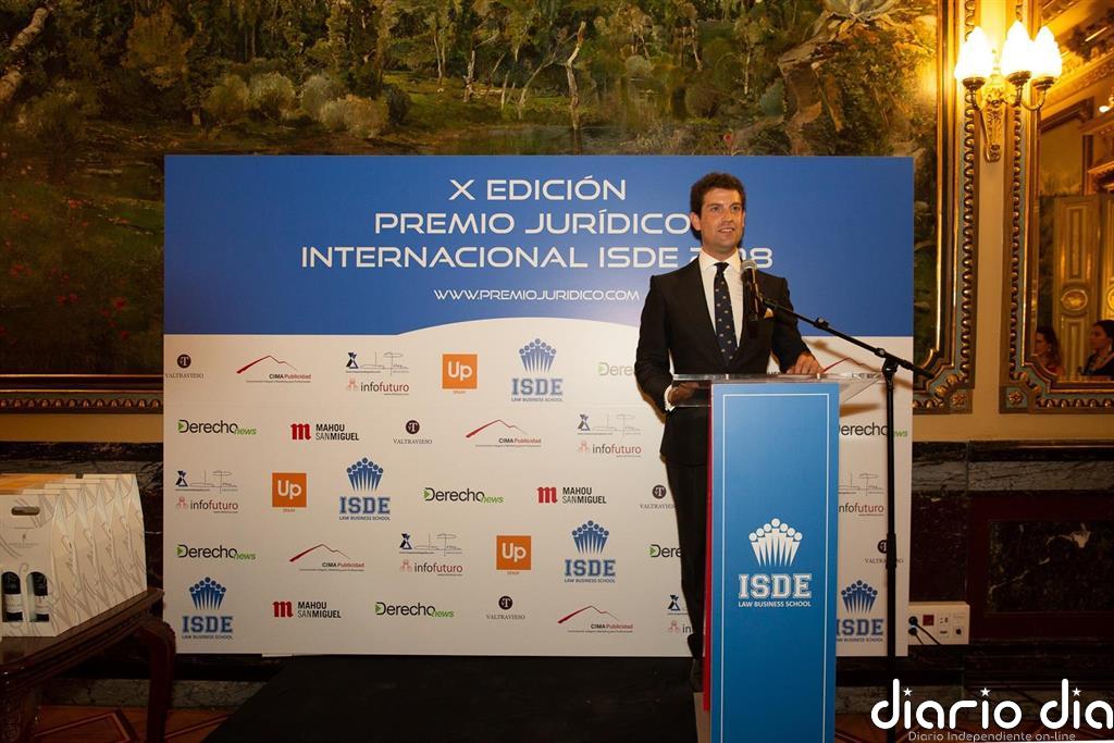 Carlos Marroquín Romera, Premio Jurídico Internacional ISDE en Derecho Deportivo