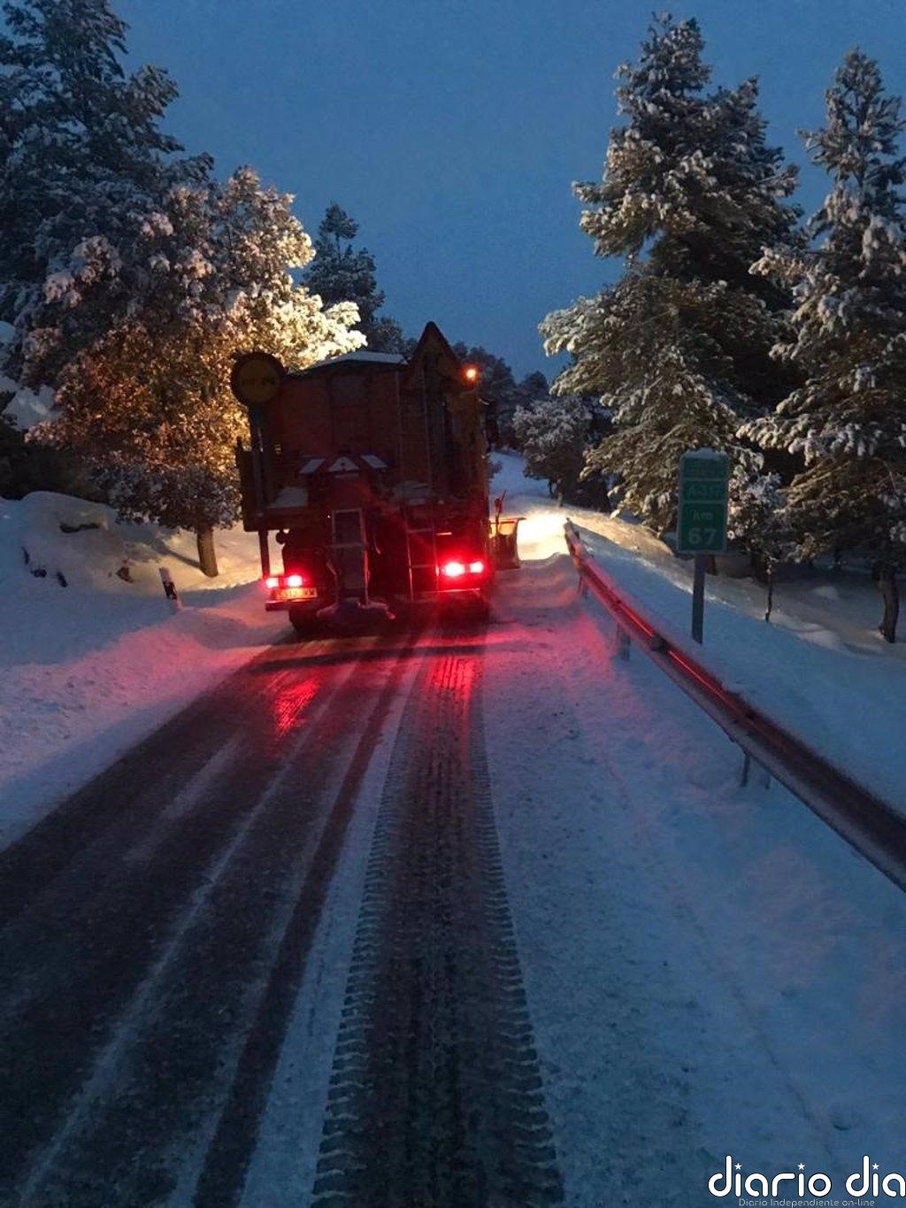 Abiertas todas las carreteras autonómicas de la provincia de Jaén y maquinaria preparada ante incidencias