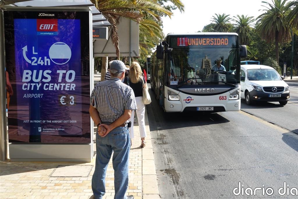 Adelante Málaga critica la entrada en vigor de la subida de precio del autobús y la tacha de "medida errónea"