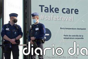 Al menos 200 detenidos por una protesta no autorizada contra las restricciones en Bruselas