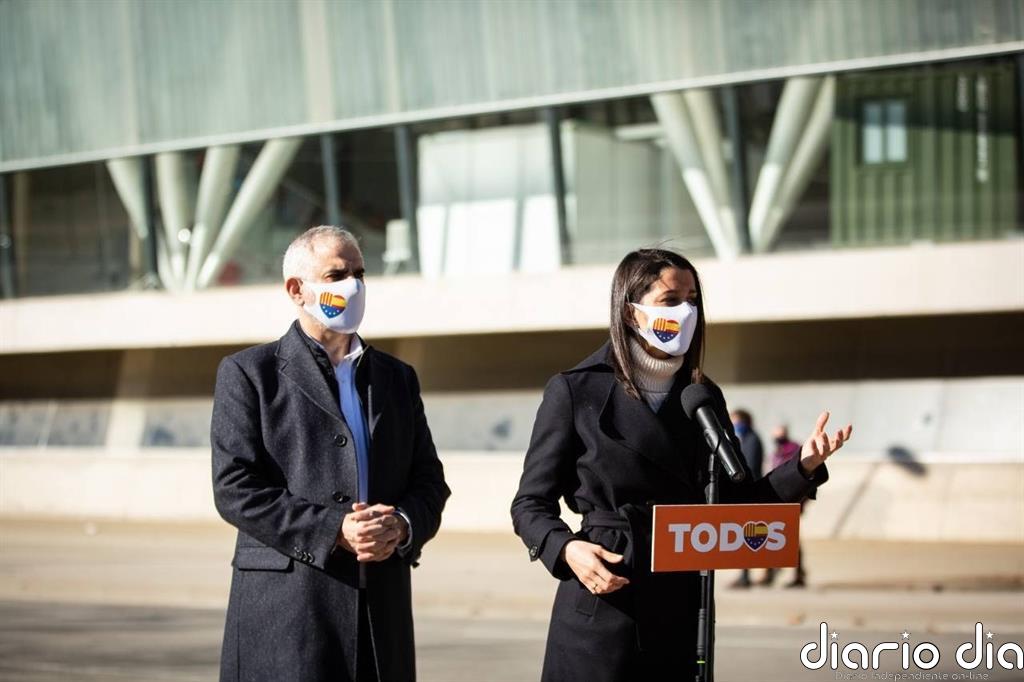 Arrimadas acompañará a Carrizosa en gran parte de la campaña de las elecciones catalanas