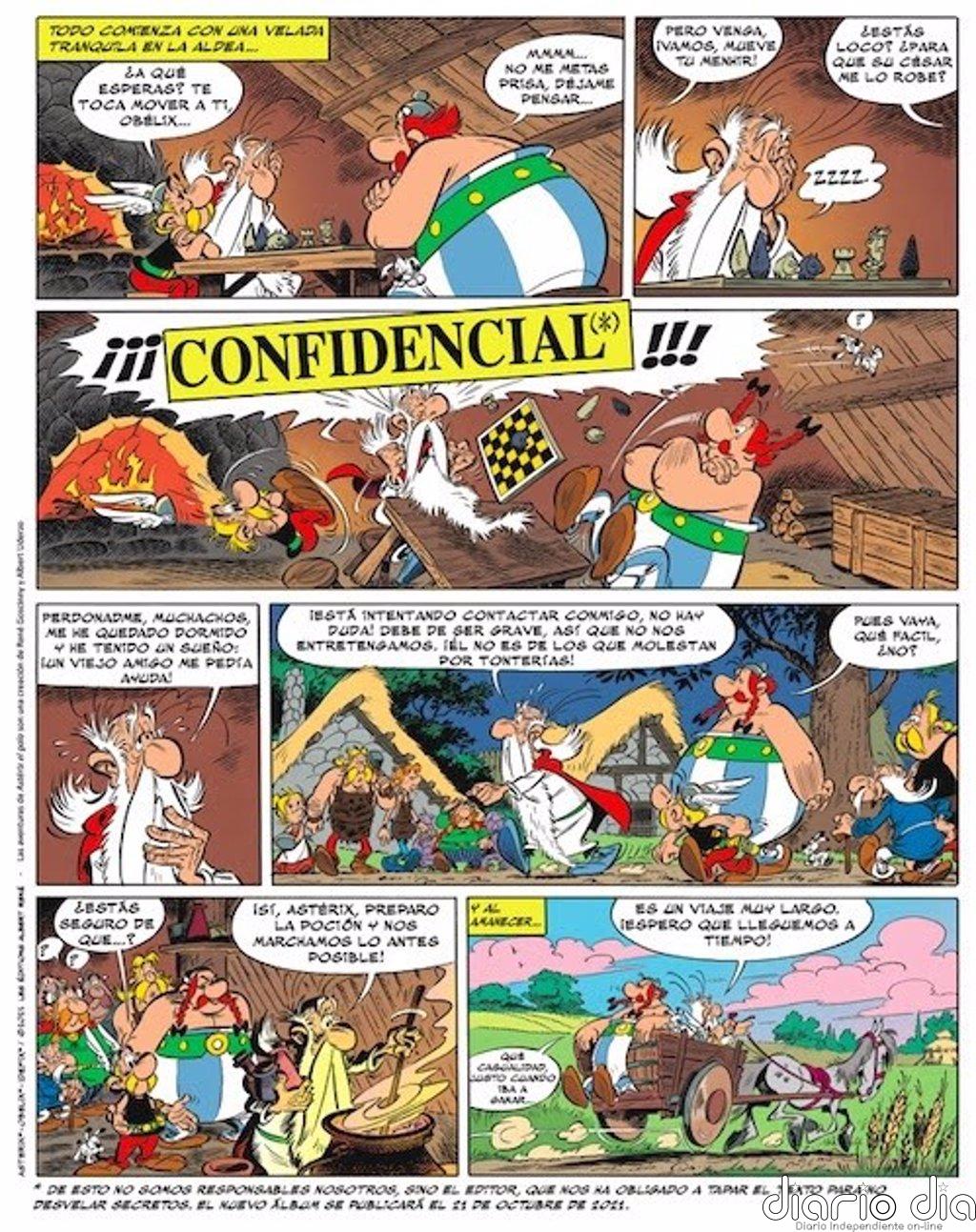 Astérix regresa en 2021 con nuevo viaje y personaje