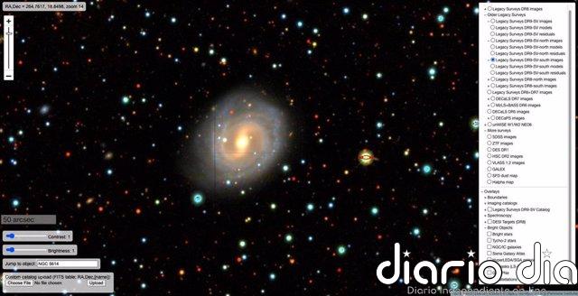Astrónomos publican un mapa gigante 2D del Universo