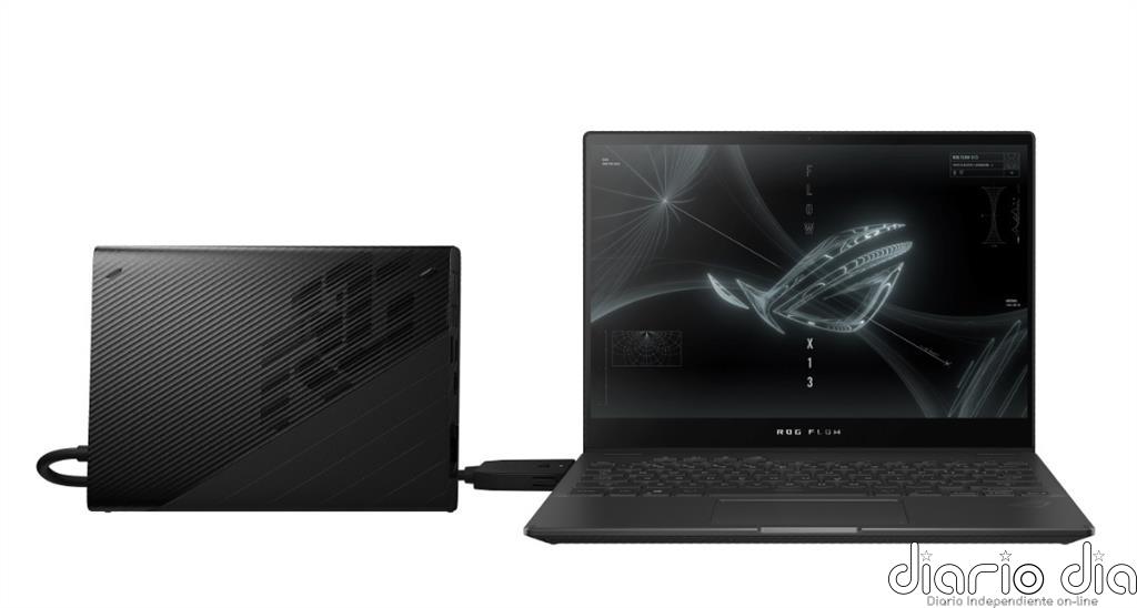 Asus ROG presenta Flow X13, un convertible de 13 pulgadas con GPU externa